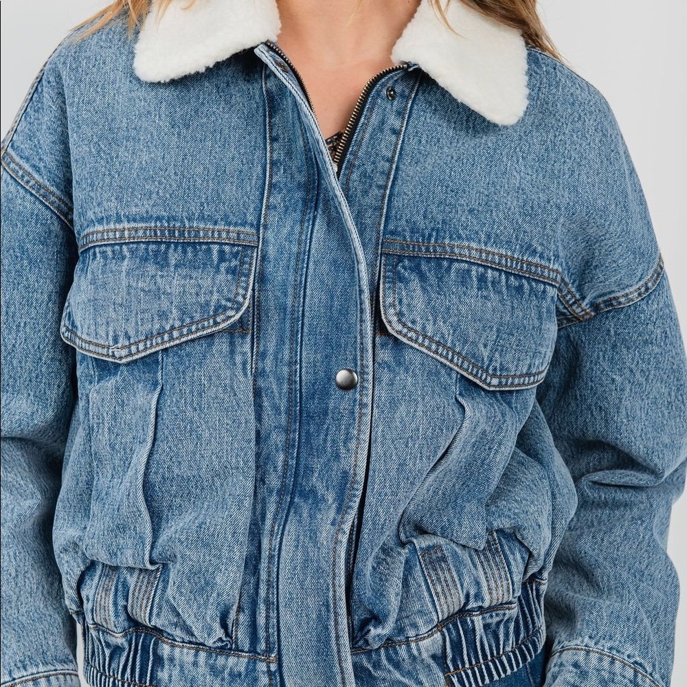 🆕One world Jean jacket